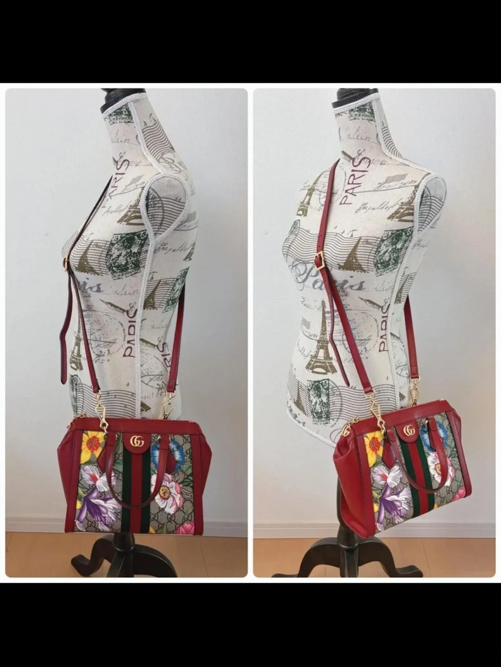 Gucci structured satchel